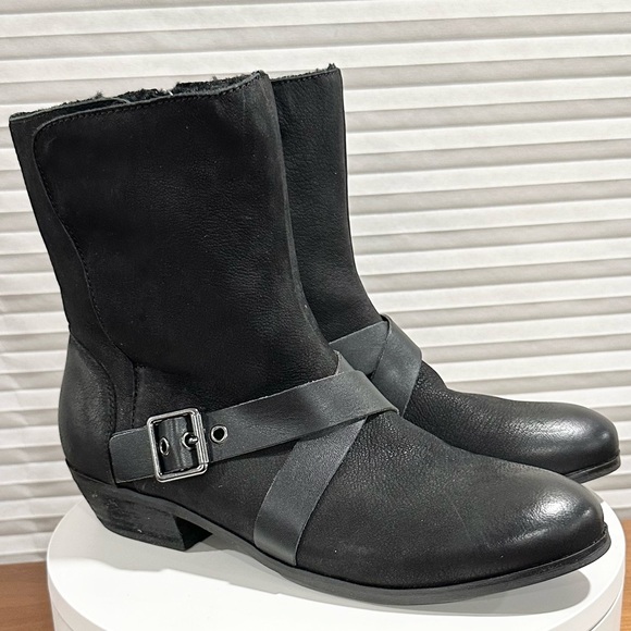 🌸SOLF WALK🌸 Rayne Black Ankle Boots Size: 11 - Picture 7 of 12
